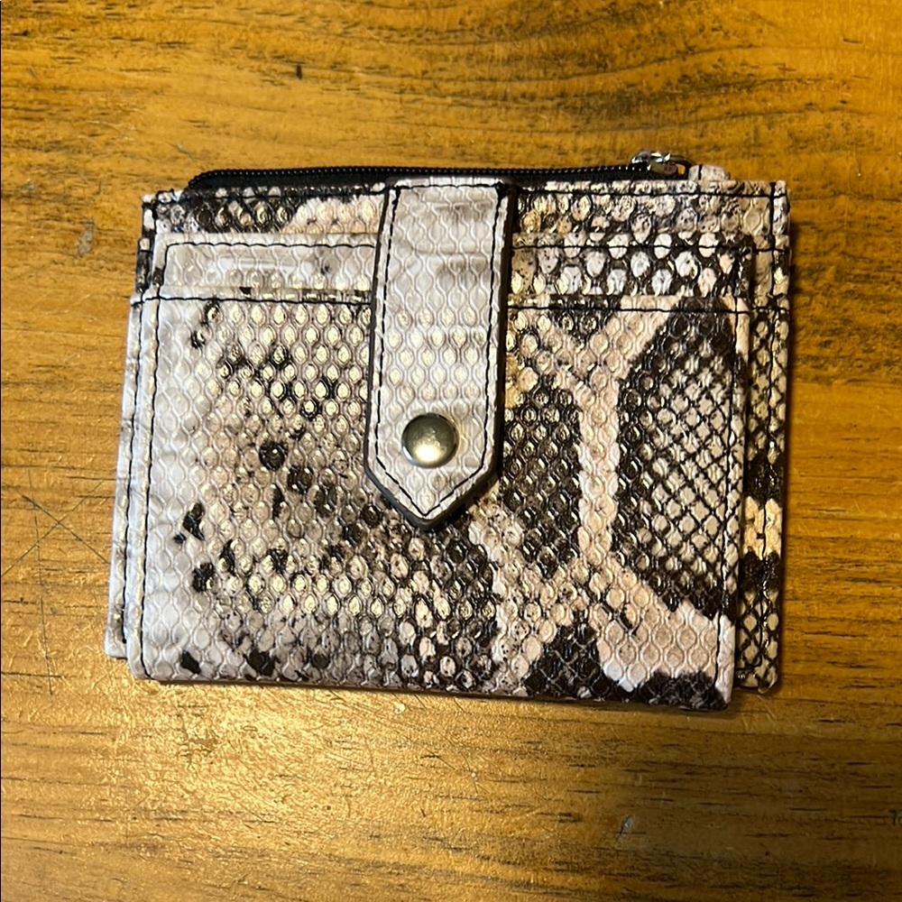 Anne Klein Black and White Wallet Timeless Elegance